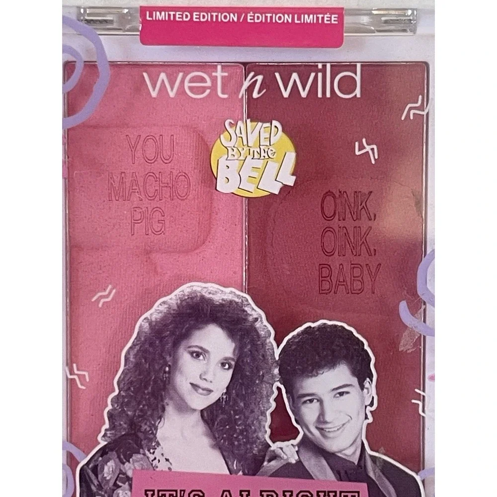 Wet n Wild Saved By The Bell It's Alright Glow Face Duo Limited Edition NEW